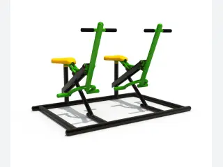 Outdoor Double Horse Rider Fitness Station - Community Park Exercise Equipment — HonPlay