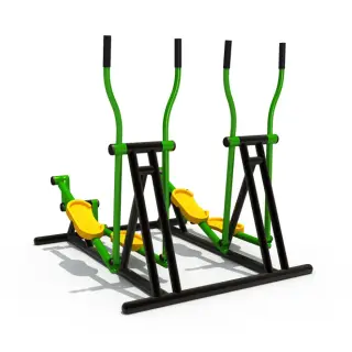 Double Outdoor Elliptical Trainer - Durable Fitness Equipment for Dubai Public Parks - HonPlay