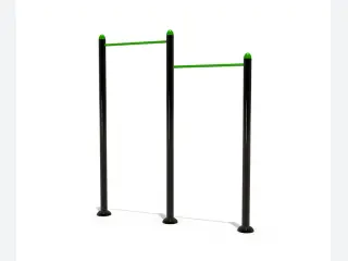 Double Level Outdoor Pull-Up Bars - Commercial Fitness Equipment — HonPlay