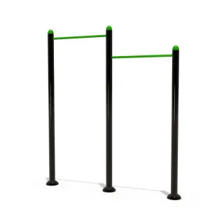 Double Level Outdoor Pull-Up Bars - Commercial Fitness Equipment for Berlin Public Parks - HonPlay