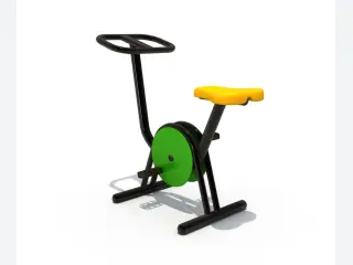 Kids Outdoor Fitness Stationary Bike - Non-Powered Playground Exercise Equipment — HonPlay