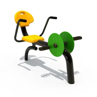 Outdoor Seated Rowing Machine - Durable Fitness Equipment for Dubai Community Parks - HonPlay