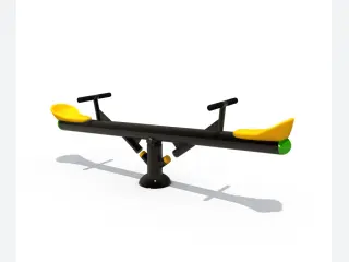 Classic Two-Seat Seesaw - Durable Outdoor Playground Equipment — HonPlay
