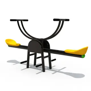 Modern Arc Seesaw - Durable Outdoor Playground Equipment for Dubai Residential Parks - HonPlay