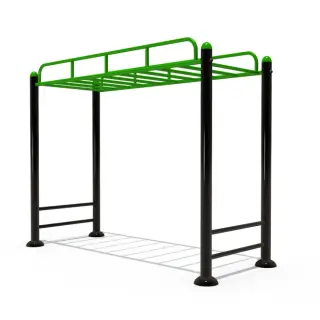 Outdoor Monkey Bar Set - Durable Overhead Ladder Playground Equipment for Dubai Community Parks - HonPlay