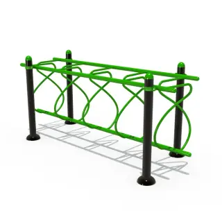 Infinity Loop Bike Rack - Durable Outdoor Park Furniture for London Public Spaces - HonPlay