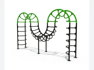 Wave Arch Metal Climber - Outdoor Playground Fitness Equipment — HonPlay