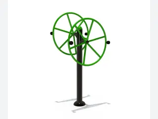 Outdoor Tai Chi Shoulder Wheels - Senior Fitness Equipment — HonPlay
