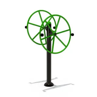 Outdoor Tai Chi Shoulder Wheels - Senior Fitness Equipment for Warsaw Public Parks - HonPlay