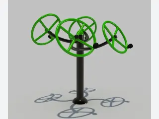 Outdoor Tai Chi Spinners - Shoulder Mobility Exercise Equipment — HonPlay