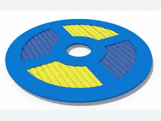 Circular In-Ground Trampoline Mat - Durable Outdoor Playground Component — HonPlay