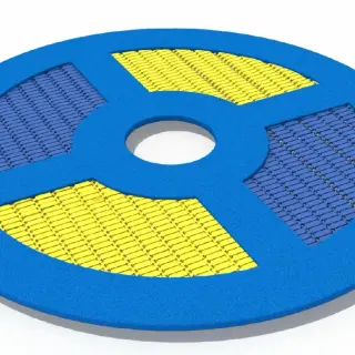 Circular In-Ground Trampoline Mat - Durable Outdoor Playground Component for Berlin Public Parks - HonPlay