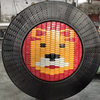 Lion Block Interactive Wall Panel - Sensory Play Equipment for Dubai Mall Play Zone - HonPlay