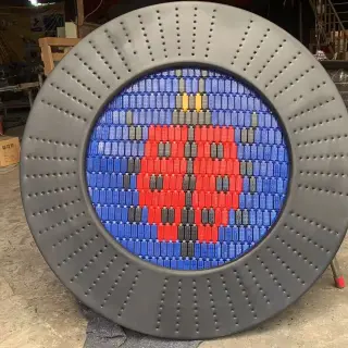 Ladybug Interactive Spinning Wall Panel - Creative Sensory Play Equipment for Berlin Kindergarten - HonPlay