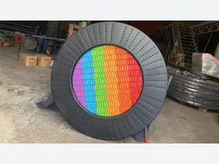 Rainbow In-Ground Trampoline - Durable Outdoor Playground Equipment — HonPlay