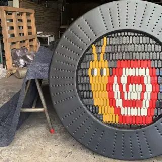 Interactive Pixel Art Wall Panel - Sensory Play Equipment for Warsaw Indoor Playground - HonPlay