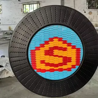 Custom Interactive Spinning Disc - Durable Outdoor Playground Component for Berlin Public Parks - HonPlay