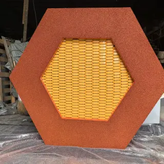 Hexagonal Sensory Climbing Wall - Interactive Non-Powered Play Equipment for Dubai Mall Play Zone - HonPlay