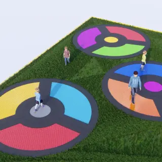 Interactive Sensory Floor Pads - Outdoor Playground Equipment for Dubai Community Parks - HonPlay