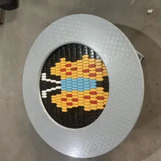 Pixel Art In-Ground Trampoline - Durable Outdoor Jumping Equipment for Berlin Public Parks - HonPlay