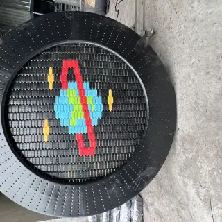 Interactive Pixel Art Sensory Wall Panel - Creative Indoor Playground Equipment for Warsaw Play Centers - HonPlay