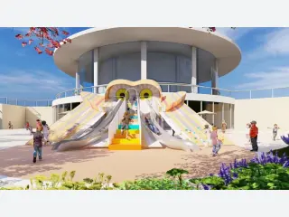 Owl-Themed Multi-Functional Playground Structure - Custom Outdoor Non-Powered Amusement Equipment — HonPlay