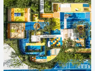 Multi-Functional Outdoor Playground Hub - Integrated Non-Powered Play Equipment — HonPlay