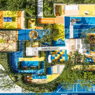 Multi-Functional Outdoor Playground Hub - Integrated Non-Powered Play Equipment for Singapore Urban Parks - HonPlay