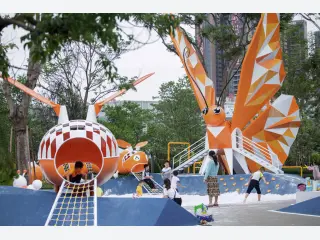 Butterfly Theme Outdoor Playground - Custom Non-Powered Play Equipment — HonPlay
