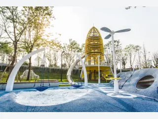 Rocket Tower Multi-Functional Playground - Space-Themed Outdoor Play Equipment — HonPlay