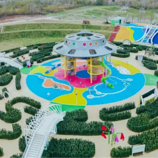 UFO Theme Outdoor Playground - Large-Scale Non-Powered Amusement Equipment for Singapore Urban Park - HonPlay
