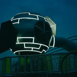 Futuristic Space Capsule Slide - Sci-Fi Themed Outdoor Playground Equipment for Dubai Urban Parks - HonPlay