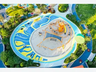 Integrated Circular Outdoor Playground - Commercial Non-Powered Play Equipment — HonPlay