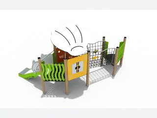 Chef Theme Outdoor Playground - Compact Multi-Activity Play Set — HonPlay