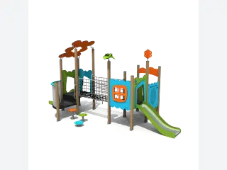 Nature-Inspired Multi-Activity Playground - Durable Outdoor Play Equipment — HonPlay