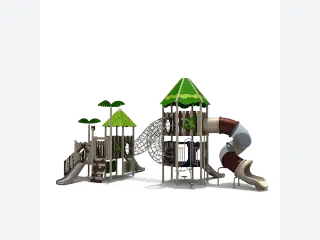 Nature-Themed Multi-Level Playground Structure - Durable Outdoor Play Equipment — HonPlay