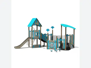 Coastal Adventure Playground Set - Durable Outdoor Play Equipment — HonPlay
