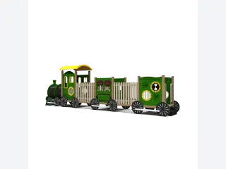 Locomotive Adventure Train Playground - Sensory Outdoor Play Equipment — HonPlay