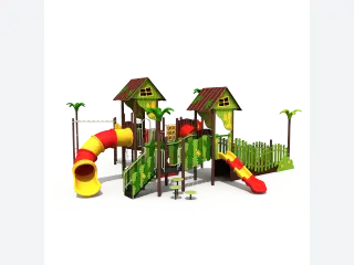 Jungle Treehouse Outdoor Playground - Commercial Grade Play Equipment — HonPlay