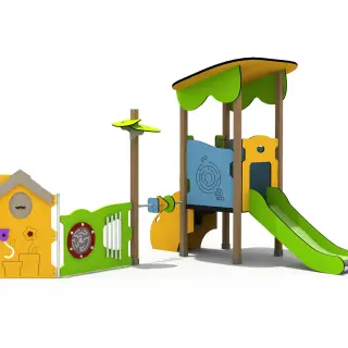 Nature-Themed Toddler Playground - Eco-Friendly Outdoor Play Equipment for Warsaw Kindergarten - HonPlay