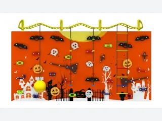 Halloween Theme Interactive Climbing Wall - Indoor Adventure Play Equipment — HonPlay
