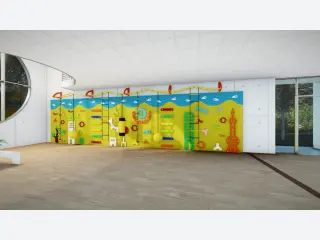 Interactive Sensory Climbing Wall - Educational Indoor Play Equipment (HP-481) — HonPlay