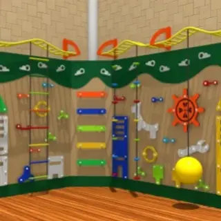 Interactive Sensory Wall Panel - Indoor Climbing & Educational Play Equipment for Warsaw Kindergarten Market - HonPlay