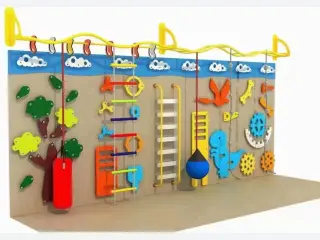 Interactive Sensory Wall Playground - Wall-Mounted Indoor Play Equipment — HonPlay