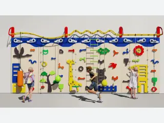 Interactive Wall Climbing & Sensory Play Panel - Indoor Activity Center — HonPlay