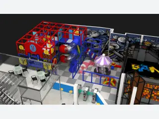 Mario-Themed Multi-Level Indoor Soft Play Center - Commercial Adventure Playground — HonPlay