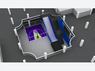 Indoor Sports Adventure Hub - Multi-functional Play Structure — HonPlay