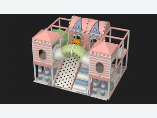 Pastel Dream Indoor Soft Play Center - Toddler Playground Equipment — HonPlay