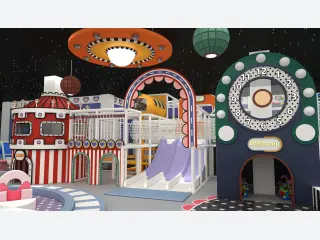 Space & Circus Themed Indoor Soft Play Center - Commercial Playground Equipment — HonPlay