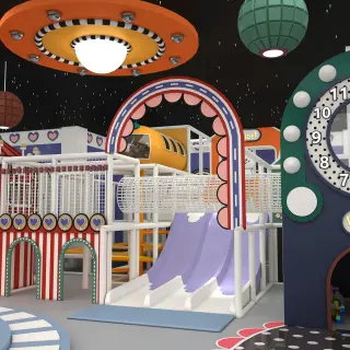 Space & Circus Themed Indoor Soft Play Center - Commercial Playground Equipment for Dubai Shopping Malls - HonPlay